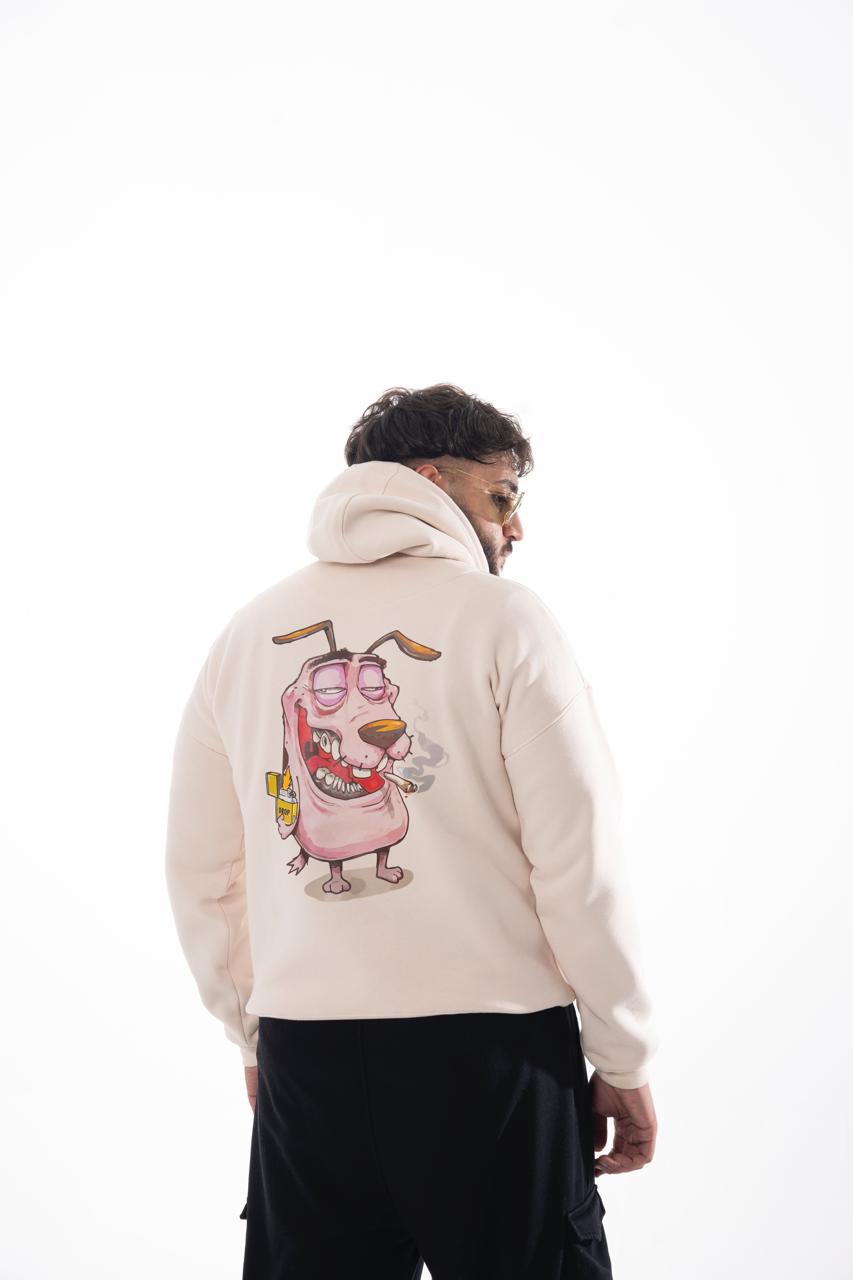 Beige Courage Hoodie